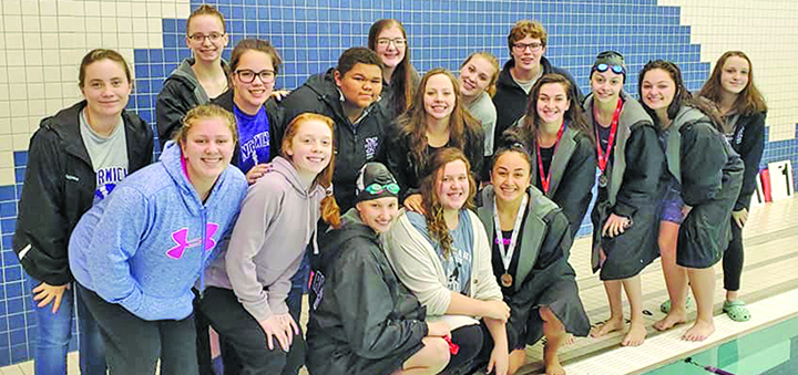 Norwich swimmers place 4th in team standings at Section IV Championships